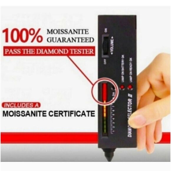 Beautiful Certified 2CT Moissanite Sunflower Luxury Blue Green Stud Earrings - Picture 8 of 8